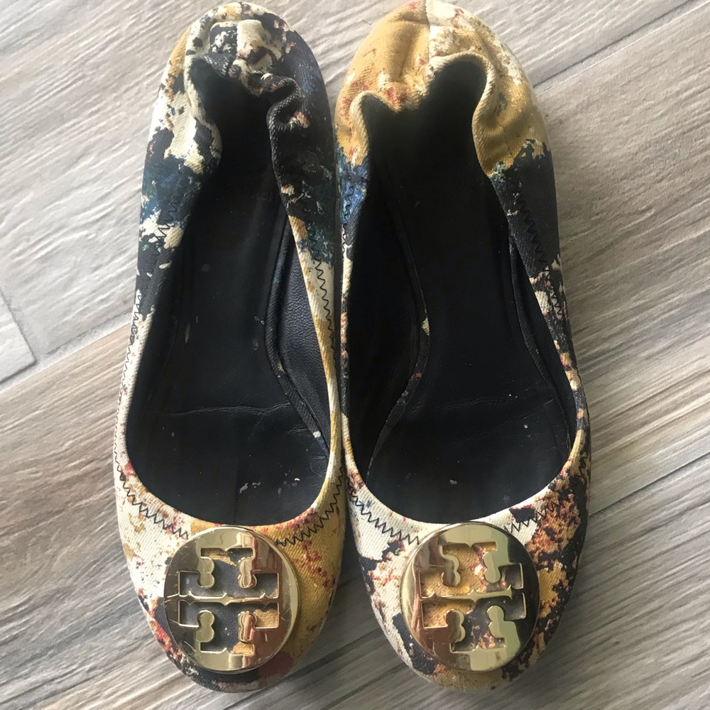 Tory Burch multi-colored Reva Flats